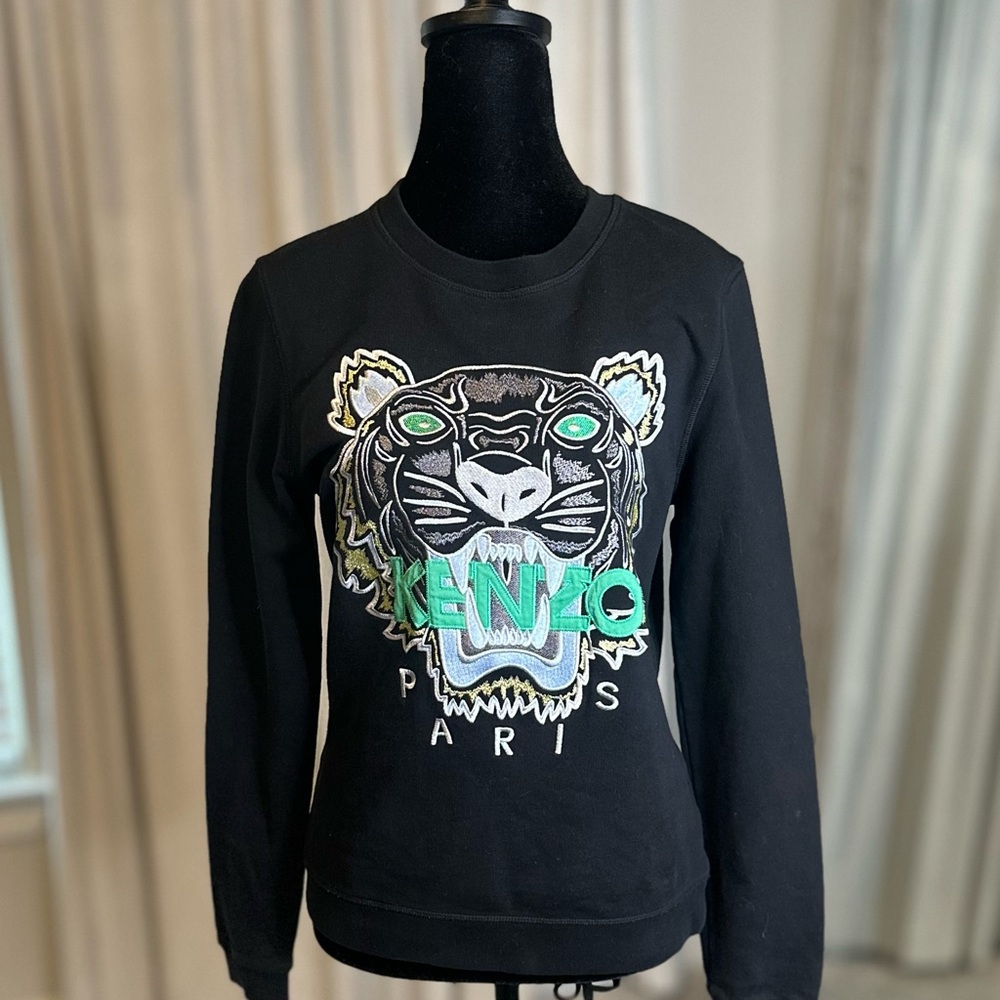 Kenzo Black Crew Neck Sweater